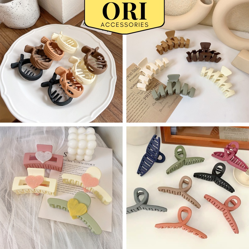 Kẹp tóc càng cua nhiều mẫu xinh xắn phong cách Hàn Quốc hot trend ORI ACCESSORIES K902
