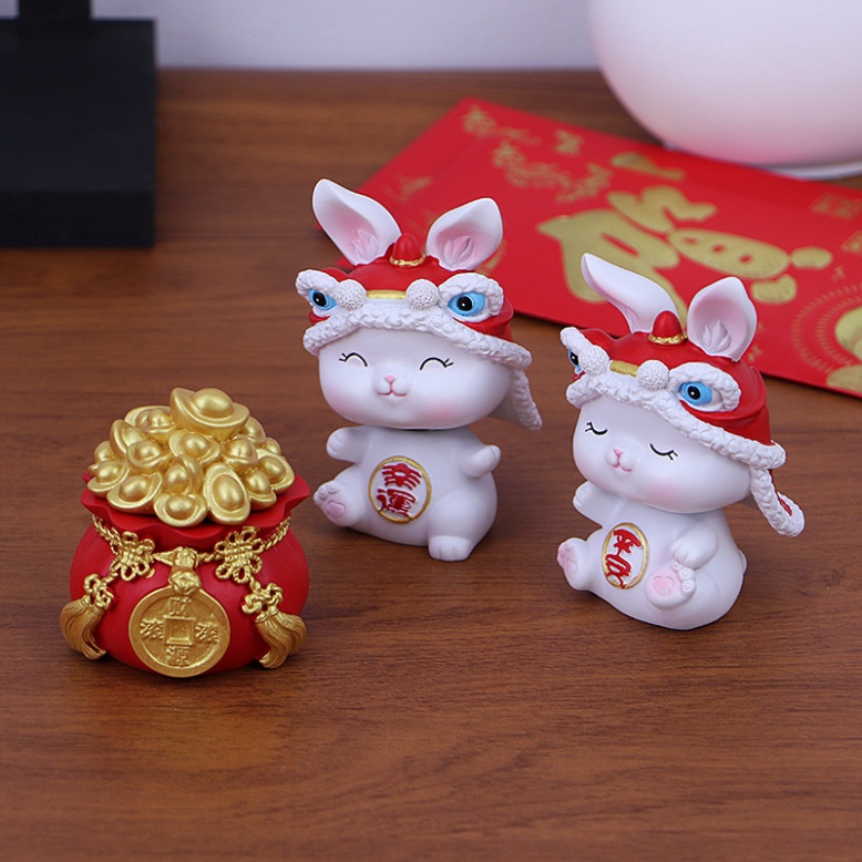 Phụ Kiện Trang Trí Taplo Ô Tô Bàn Làm Việc Hình Chậu Cây Kim Tiền Vàng Tài Lộc May Mắn - Đồ Decor Oto Decoroto