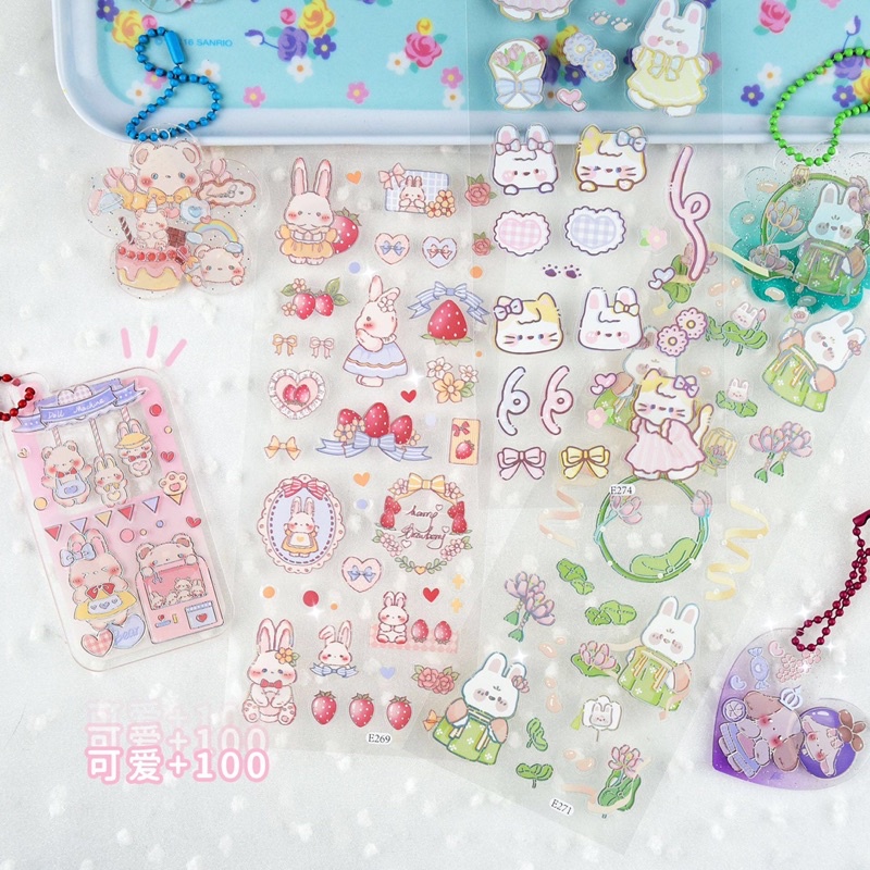 Sticker puppy dễ thương_hình dán trang trí top