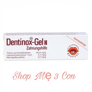 Gel bôi Dentinox Gel Đức dùng cho bé khi mọc răng