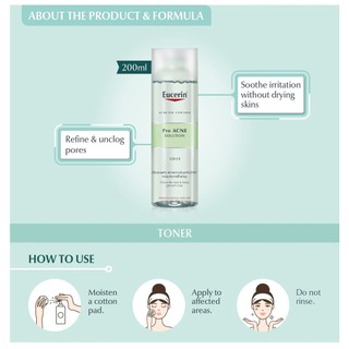 Toner Eucerin ProAcne Solution Cân Bằng Cho Da Nhờn Mụn