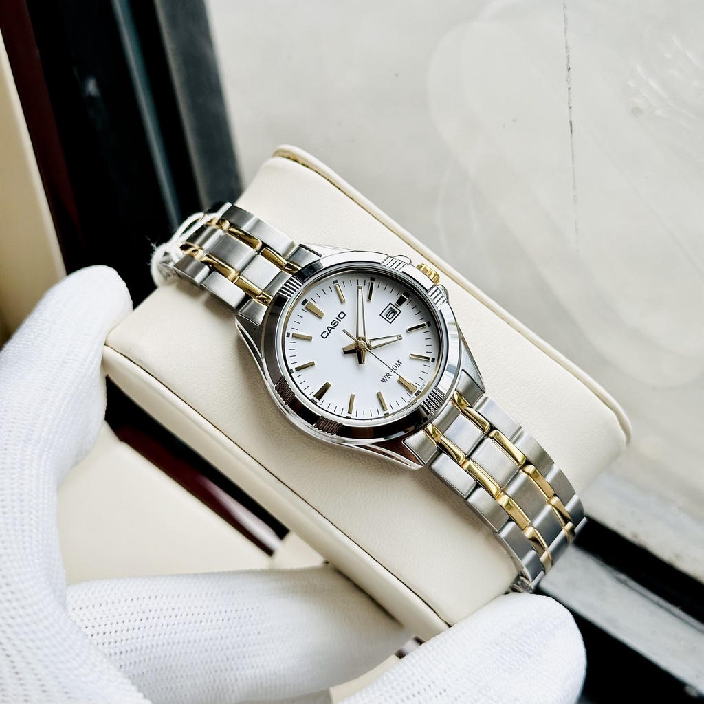 Đồng hồ nữ dây thép Casio LTP 1308SG 7A