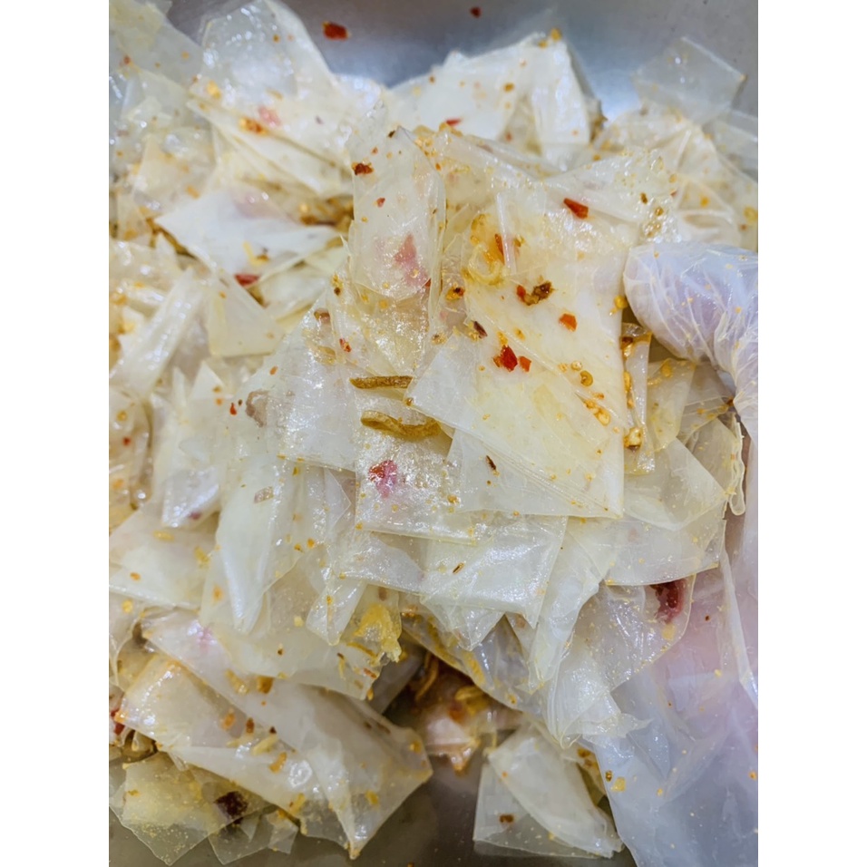 Bánh tráng phơi sương muối nhuyễn sate tắt