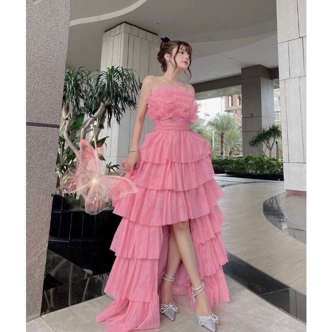 ĐẦM LƯỚI HAI DÂY CÚP NGỰC ÔM EO DÁNG PHÂN TẦNG CỰC XINH ĐẸP CUỐN HÚT ĐI CHƠI DỰ TIỆC MẪU MỚI CỰC HOT ILOVECARE