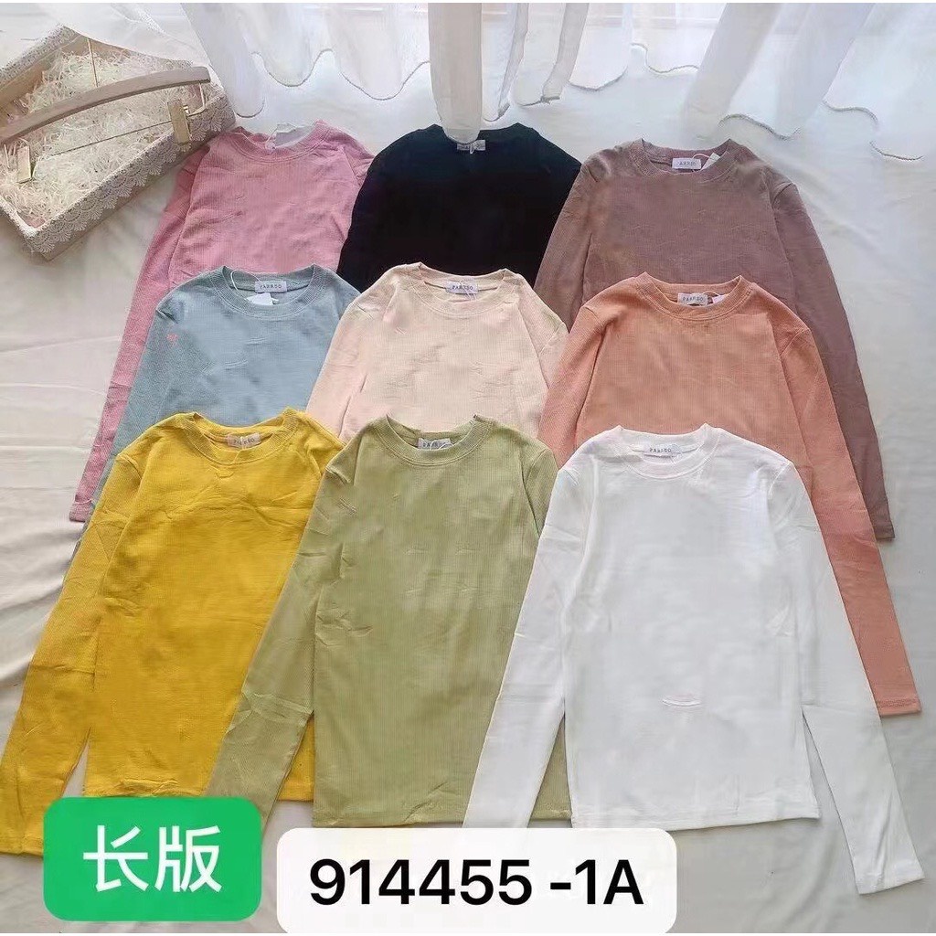 Áo thun tăm nữ tay ngắn cổ tròn basic đẹp hàng Quảng Châu dày dặn co giãn tốt ôm body, áo phông form ôm đẹp 41901 5