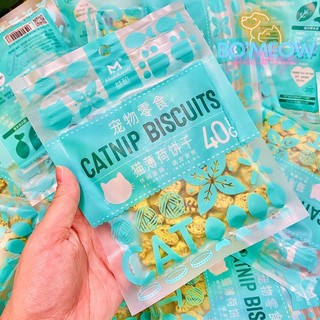 Bánh cá thưởng catnip gói 40gr cho mèo