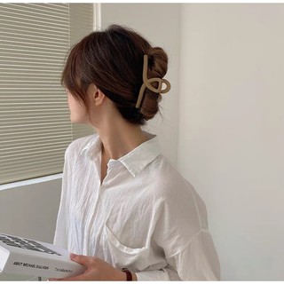 3 Kẹp Tóc Nhám Màu Nâu Trà Sữa. [ hàng New HOT 2026 ]