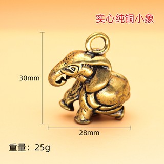 Móc chìa khóa Voi đồng