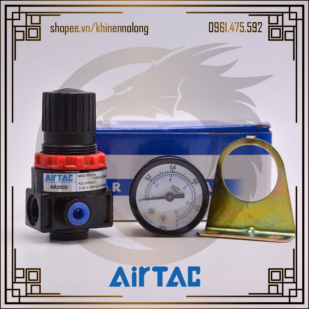Điều Áp Khí Nén AirTAC AR2000-02