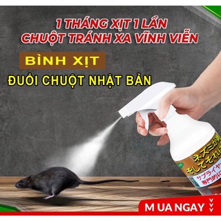Thuốc đuổi chuột - xịt đuổi chuột nhật bản - thuốc xịt chuột -100% thảo dược - dùng trong nhà và oto