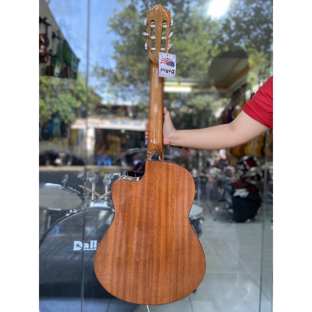 Đàn guitar classic Dallas DL-39CE chính hãng có EQ 7545