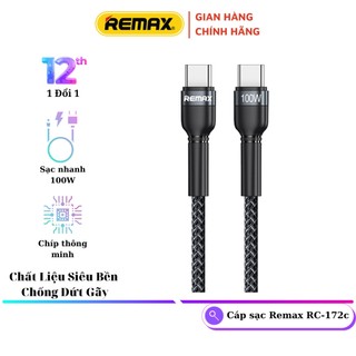 Cáp sạc type c to type c - sạc siêu nhanh 100w - bảo hành 12 tháng - cho máy android