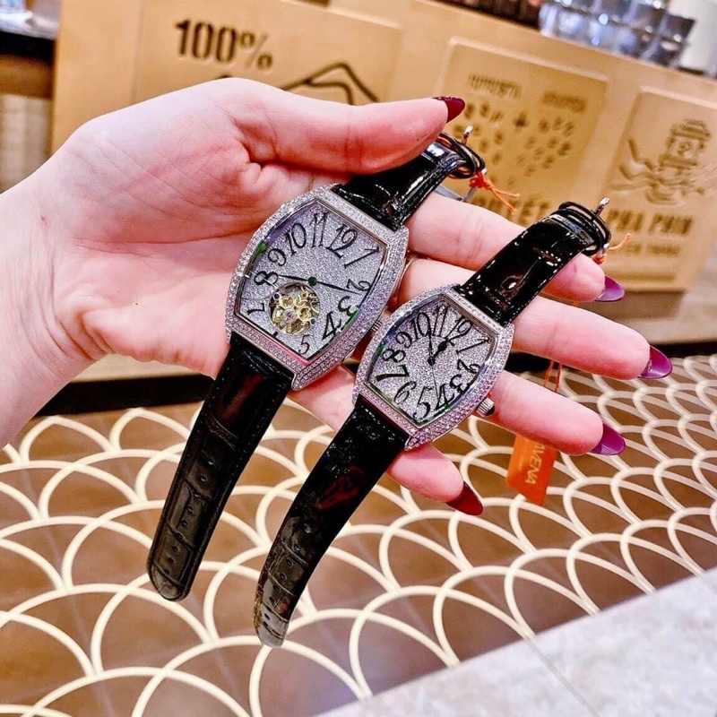 Đồng hồ cặp nam nữ chính hãng davena cực sang trọng LUTOS