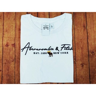 Áo thun Abercrombie White Est 1892