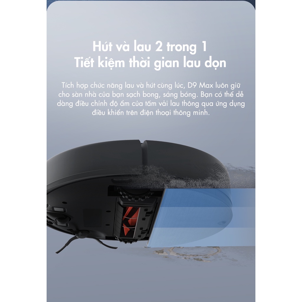 Robot Hút Bụi Lau Nhà Dreame Bot D9 Max | Hàng Chính Hãng | Bảo Hành 12 Tháng | Mimax Store