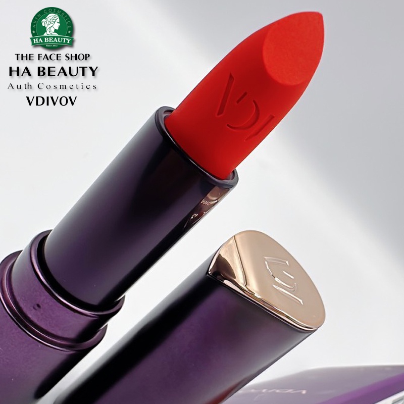 Son thỏi lì có dưỡng ẩm mịn môi VDIVOV Lip Cut Rouge Velvet