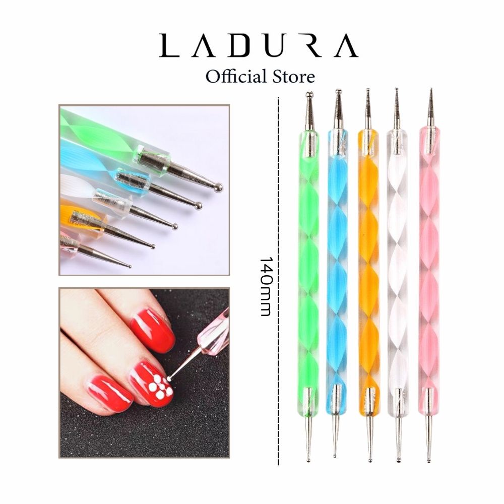 Bút chấm bi nail LADURA vẽ móng