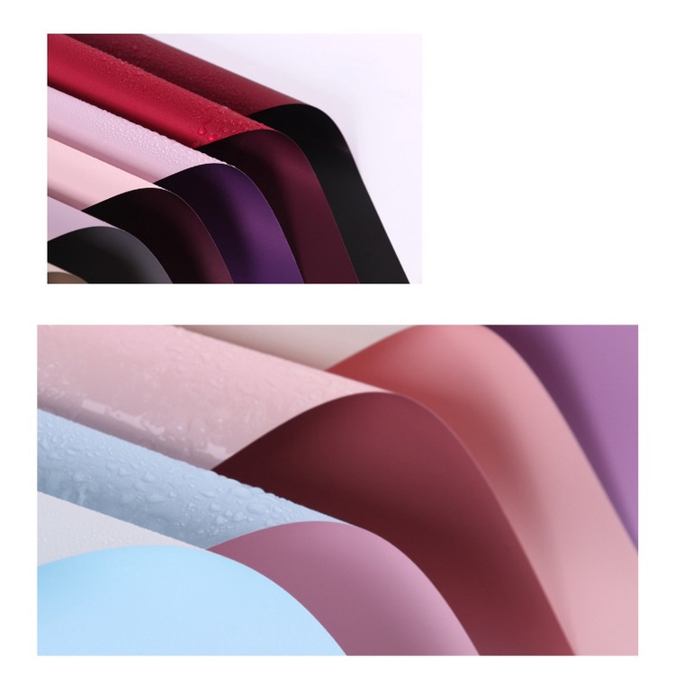 Giấy gói hoa ❤️2 mặt 2 màu trơn❤️ phong cách Hàn Quốc 58*58 cm