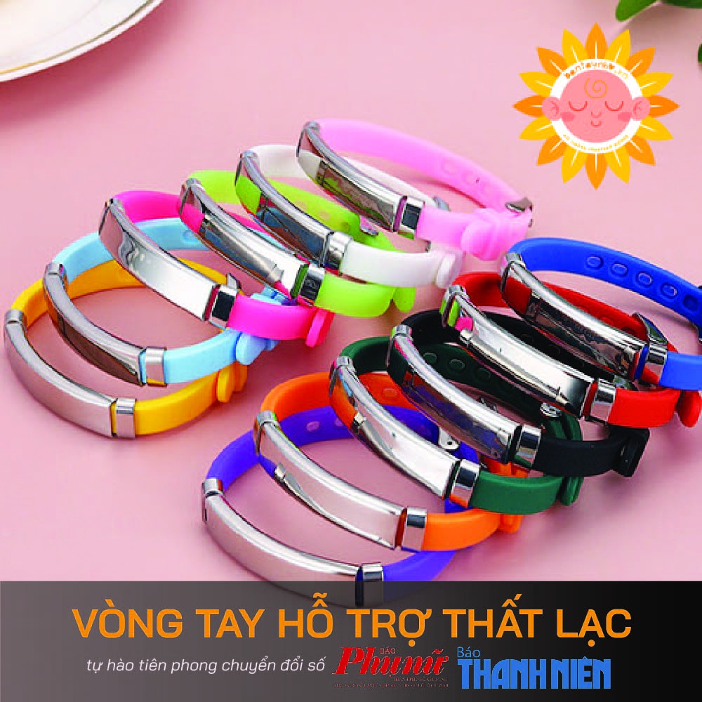 vòng tay trẻ em, hỗ trợ thất lạc, khắc số điện thoại, khóa điều chỉnh, size 8 (1-5 tuổi)