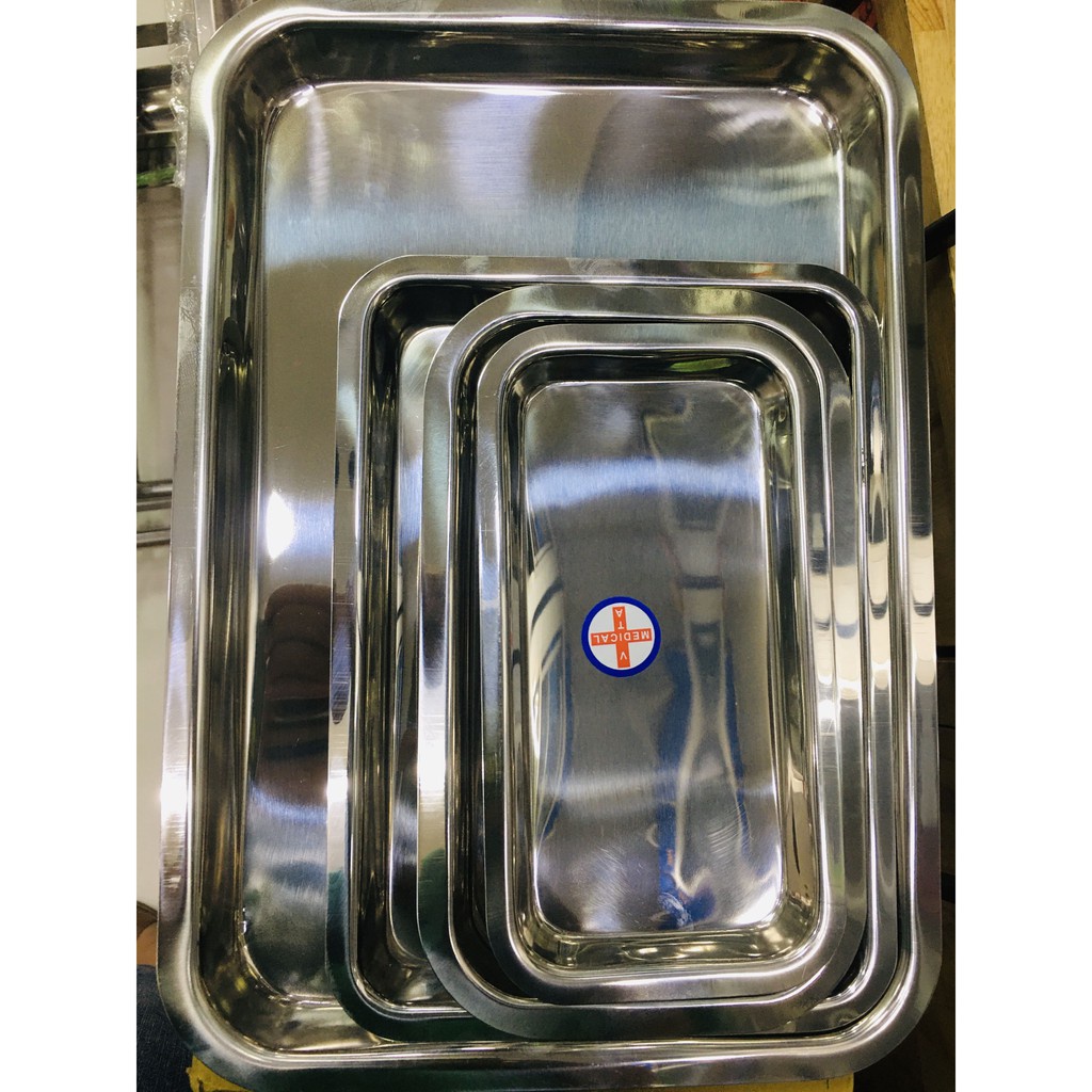 Khay Hình Chữ Nhật Y Tế Đủ Size