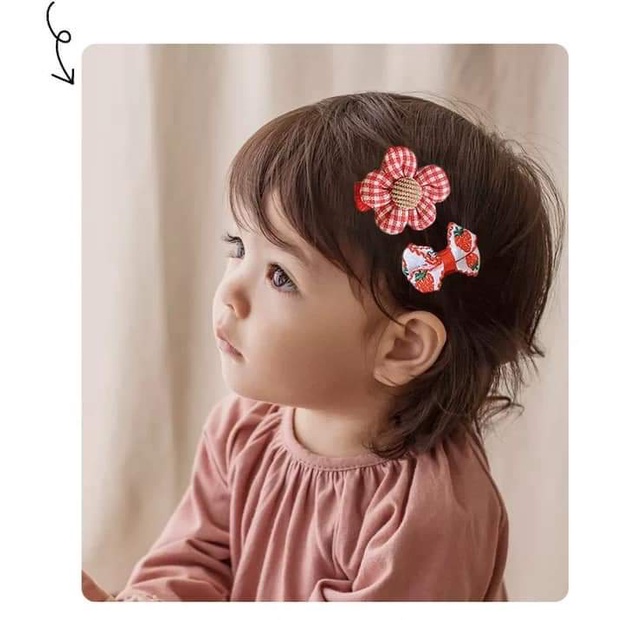 MVP2882 Set 8 kẹp tóc siêu xinh cho bé gái