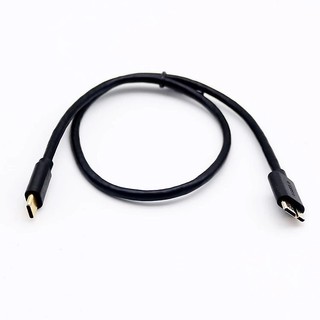 Cáp usb 3.1 type c sang usb 3.0 micro b mạ vàng 0.5m dành cho ổ cứng di động kết nối macbook