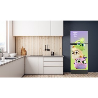 Decal dán tủ lạnh mẫu Angry
