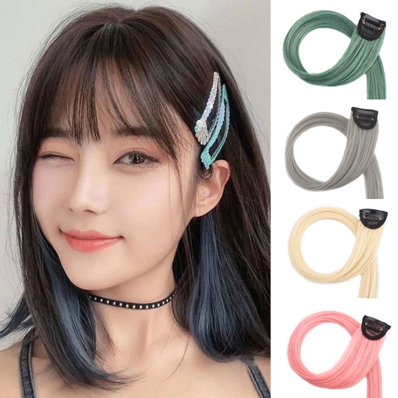 Tóc Hightlight Dài Nhiều Màu, Tóc Kẹp Light Hàn Quốc Dài 60 CM