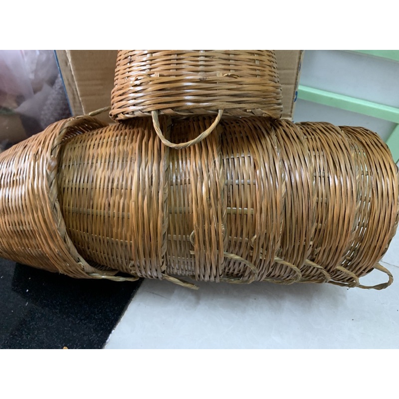 giỏ cần xé nhỏ tre 16 cm