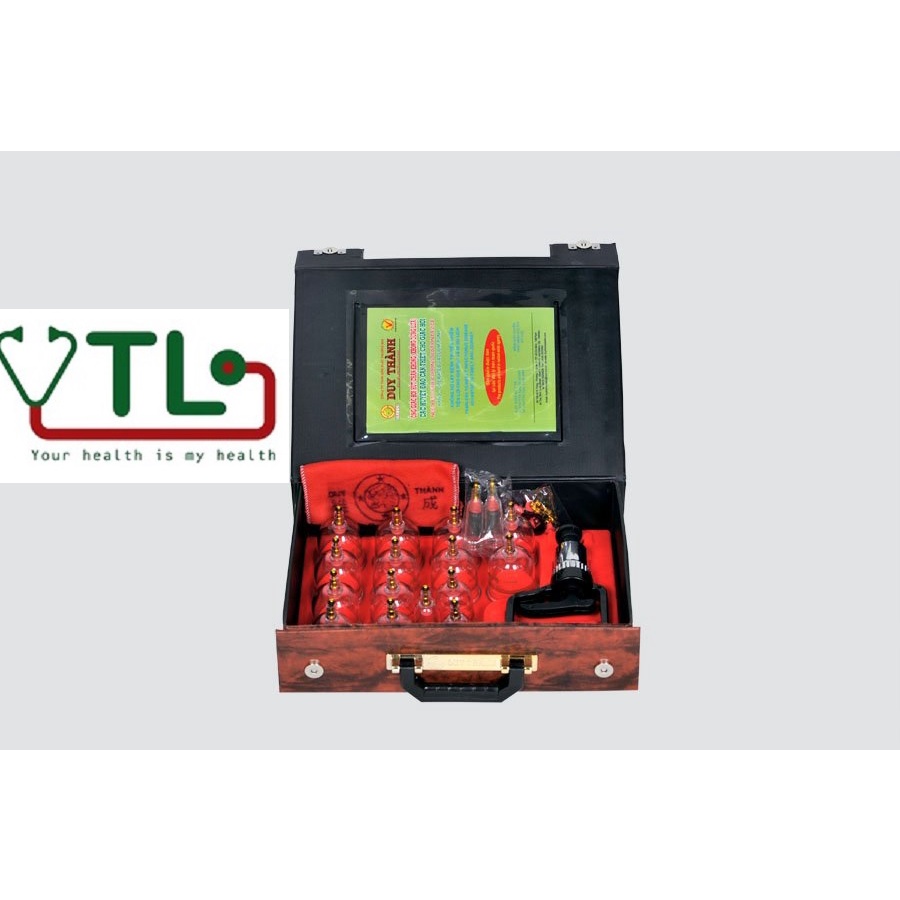Ống giác hơi không dùng lửa Duy Thành YGH01 (Valy nâu) 17 ống