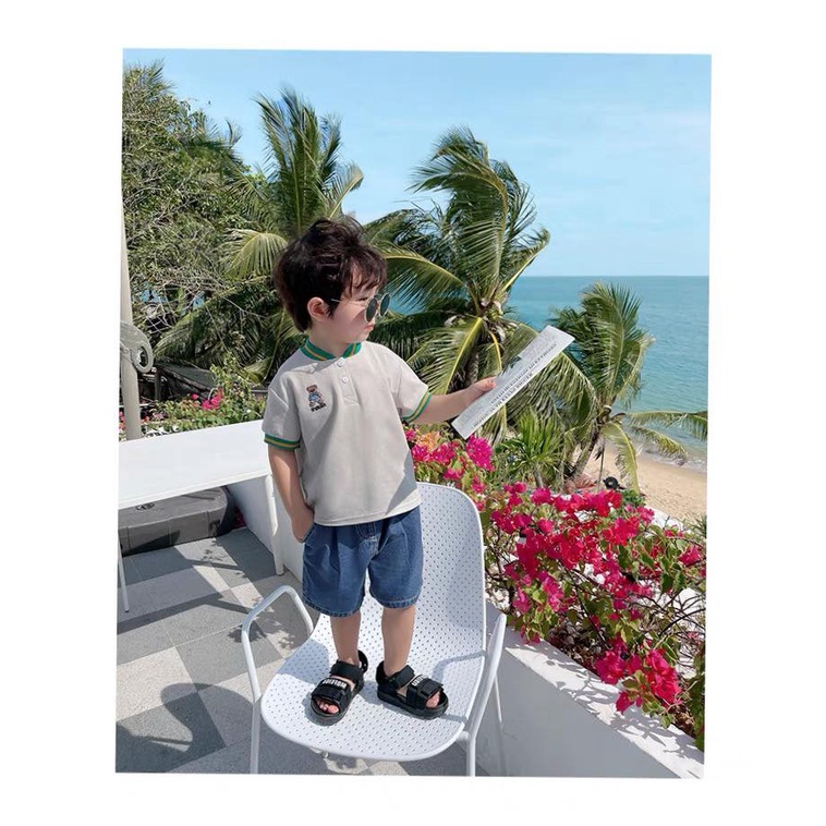 Áo polo RL bé trai &amp; bé gái thếu gấu(3)