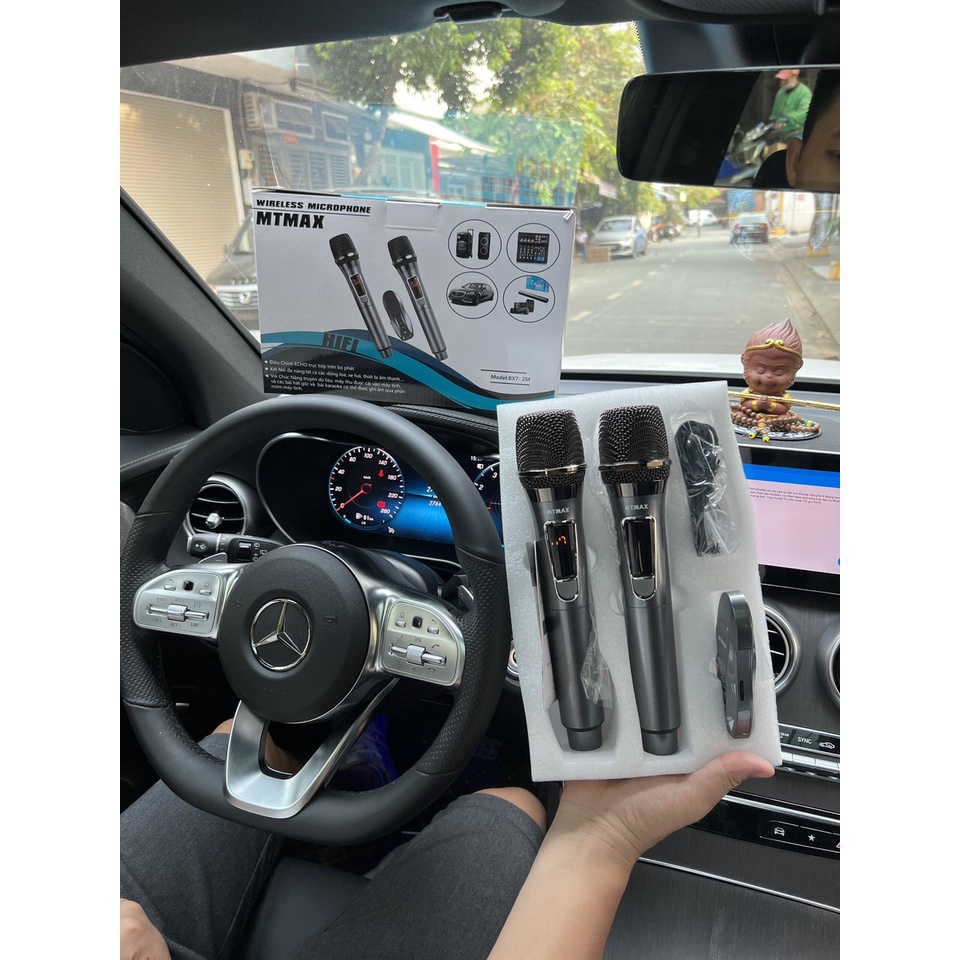 Micro BX7 Chuyên dành cho xe hơi, mic đôi