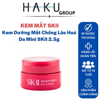 Kem dưỡng mắt chống lão hoa da mini skii 2.5g skinpower eye cream skii 2.5g