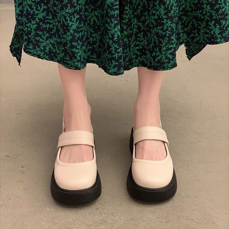 Giày Oxford Baby Vintage Hở Gót Siêu Tiện Lợi