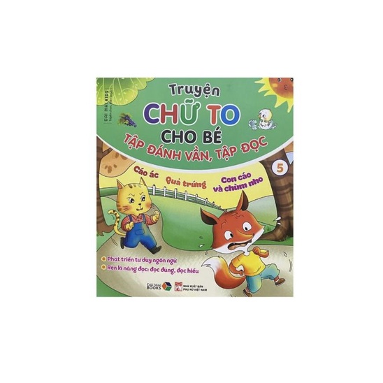 Sách - Truyện chữ to cho bé : Tập đánh vần tập đọc 5