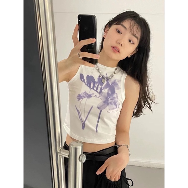 Áo croptop trắng