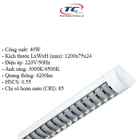 Đèn ốp trần led chiếu sâu 40W Duhal (KDLD8402)