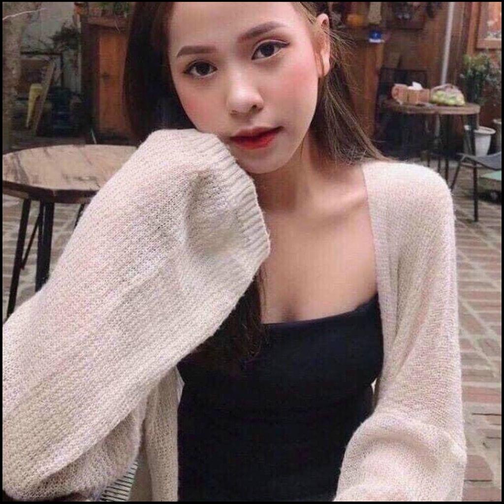 Áo khoác len GenY Cadigan Mỏng Cho Nữ Phong Cách Hàn Quốc