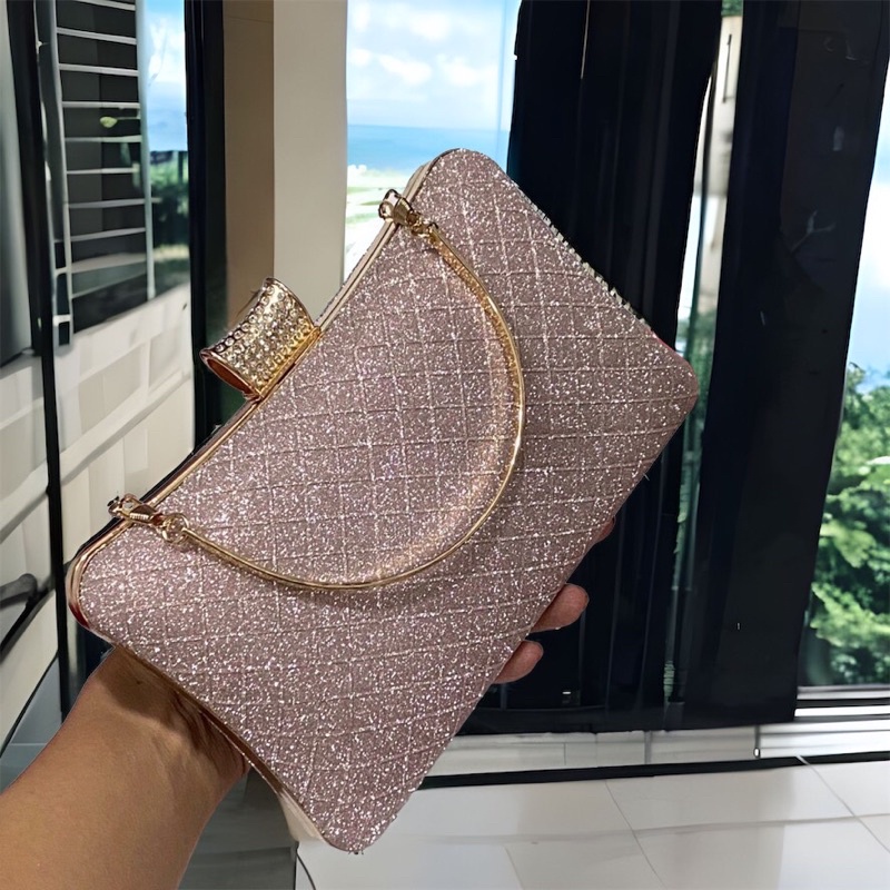 Bóp Đầm Đeo Vai Kết Hạt Thủ Công Hàng Cao Cấp Có Quai{ Nhận giao hoả tốc trong ngày khu vực tphcm}