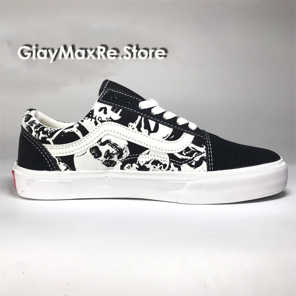 Giày 𝐕𝐀𝐍𝐒 old skool đầu lâu size 36-43 nam nữ full box