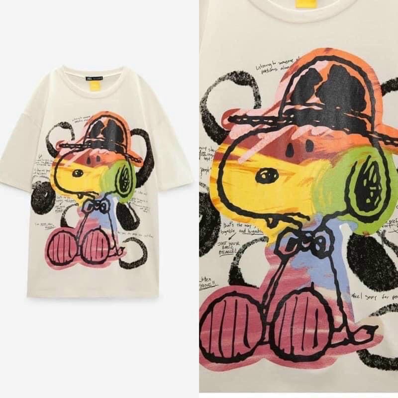 Áo phông ZR nữ hoạt hình vnxk