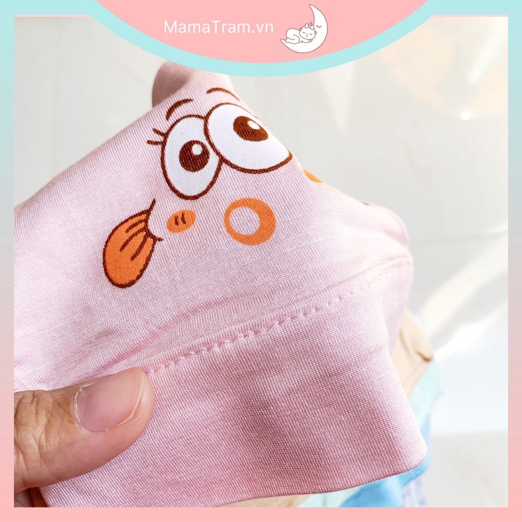 Mũ/Nón Che Thóp Giữ Ấm Chất Liệu Thun Lạnh Cho Bé Từ Sơ Sinh Đến 6Kg, Kích Thước Vòng Đầu 34-38cm