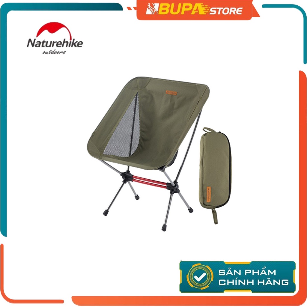 Ghế ngồi du lịch gọn nhẹ, ghế Camping gấp gọn Naturehike NH20JJ027 tải trọng lên tới 120kg