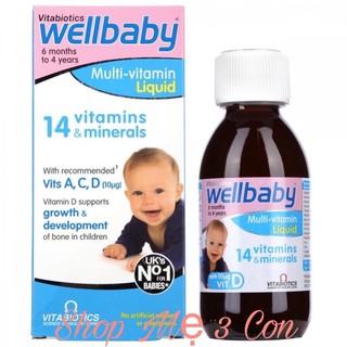 Vitamin Tổng Hợp Wellbaby cho bé 150ml
