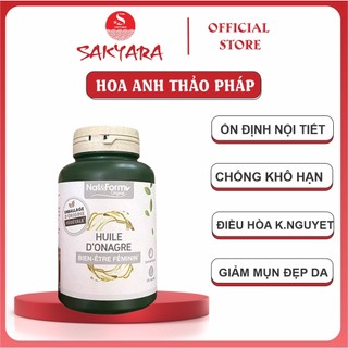 Tinh Dầu Hoa Anh Thảo Pháp Nat & Form Viên Uống Đẹp Da Cân Bằng Nội Tiết Phụ Nữ