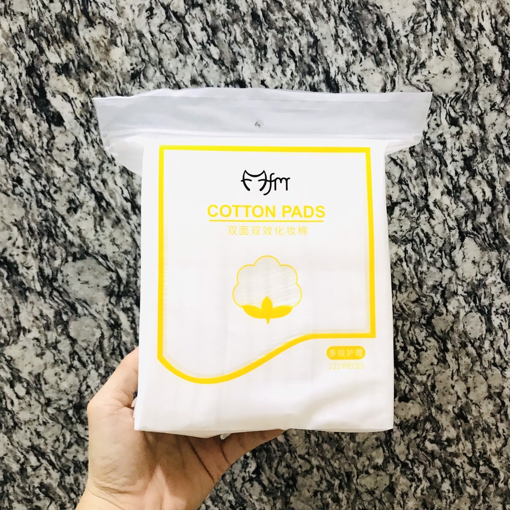 🍭Bông Tẩy Trang Pad Cotton 222 Miếng