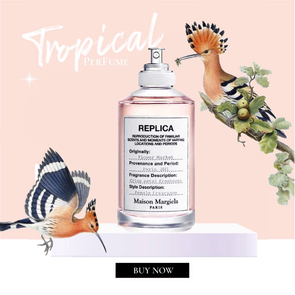 [𝕥𝕣𝕠𝕡𝕚𝕔𝕒𝕝] Nước Hoa Nữ Maison Margiela Replica Flower Market - 10ml | BigBuy360 - bigbuy360.vn