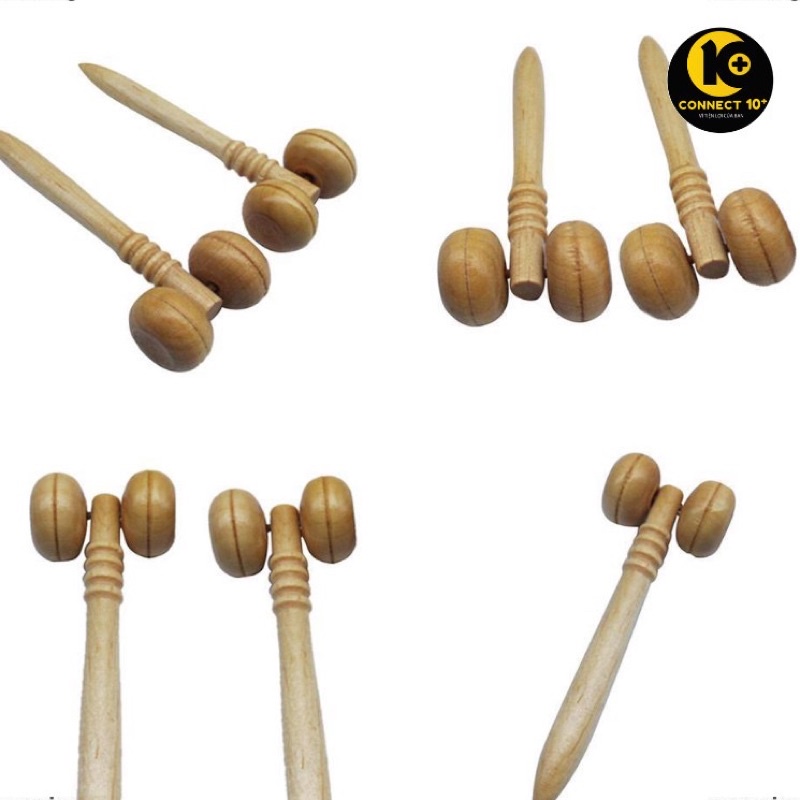 Cây Lăn Massage Mặt & Mũi bằng gỗ hương