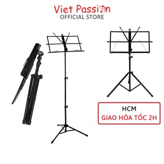 Giá để bản nhạc sách nhạc học đàn guitar tặng kèm bao đựng gấp gọn Viet Passion HCM