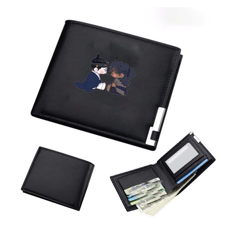 Ví da cầm tay nam nữ in hình MẮT PHỦ TOÀN SƯƠNG manhua BL xinh xắn tiện lợi anime chibi